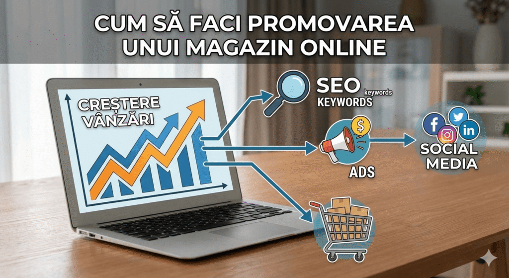 Cum promovezi un magazin online pentru a obține trafic și vânzări?